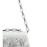 Rhinestone Micro Bow Handbag