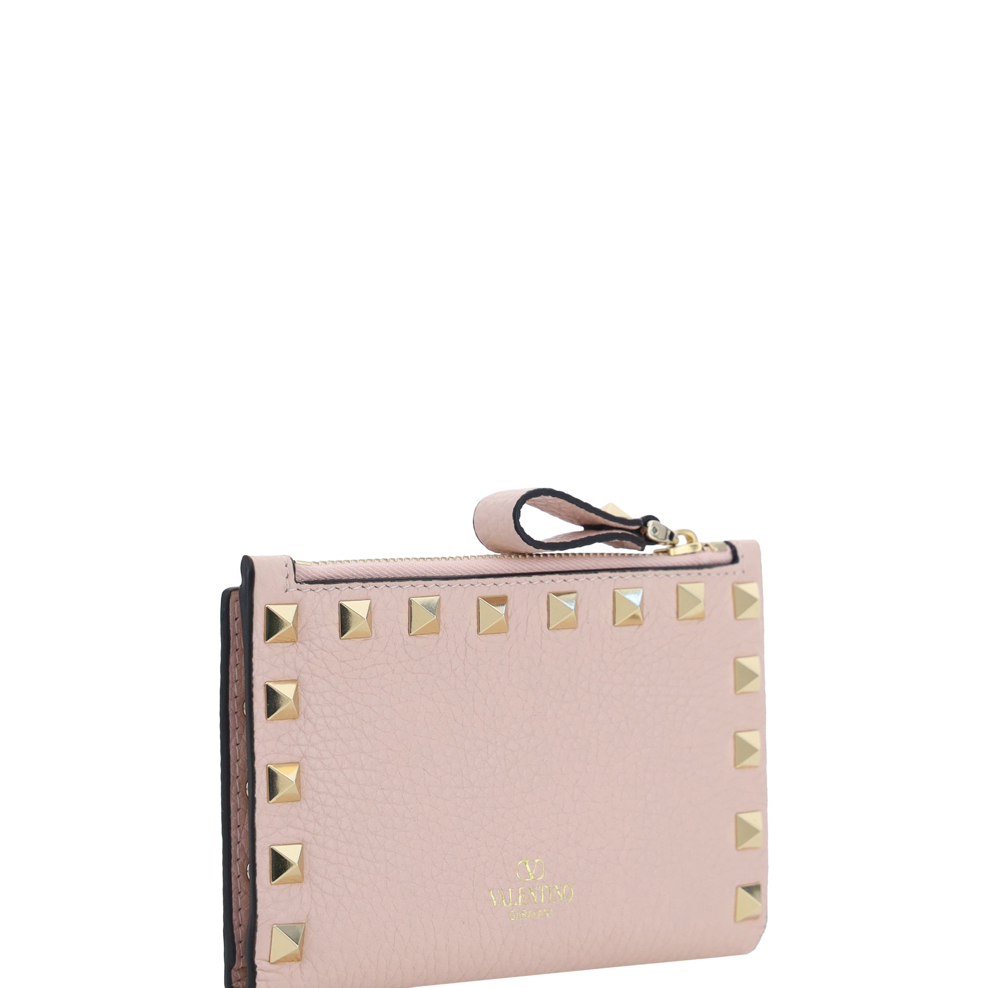 Rockstud zip Card Holder