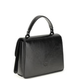 Shiny leather Love One Top mini Handbag