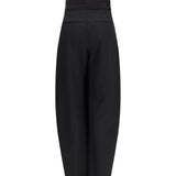 Rounded tuxedo wool Pants