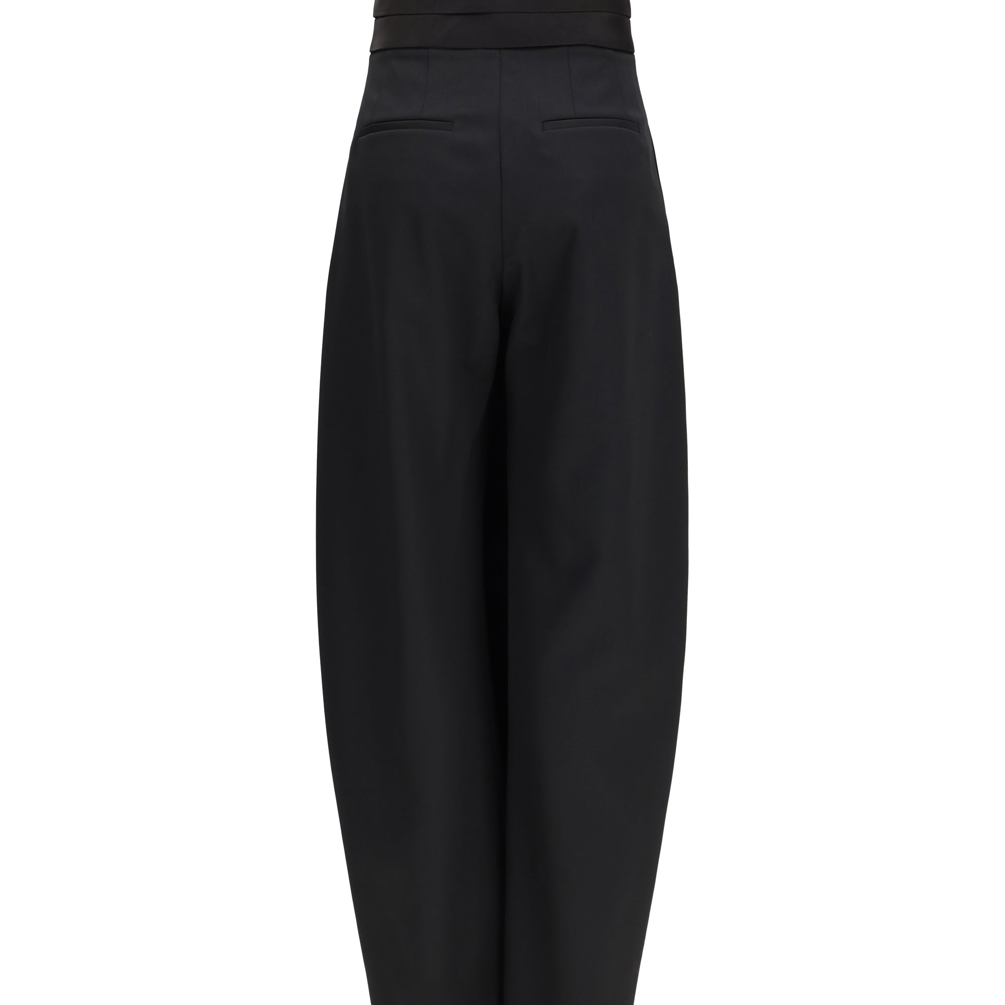 Rounded tuxedo wool Pants