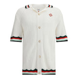 Sporty Short-sleeve Cardigan