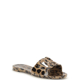 Rubber Sandals with leopard print