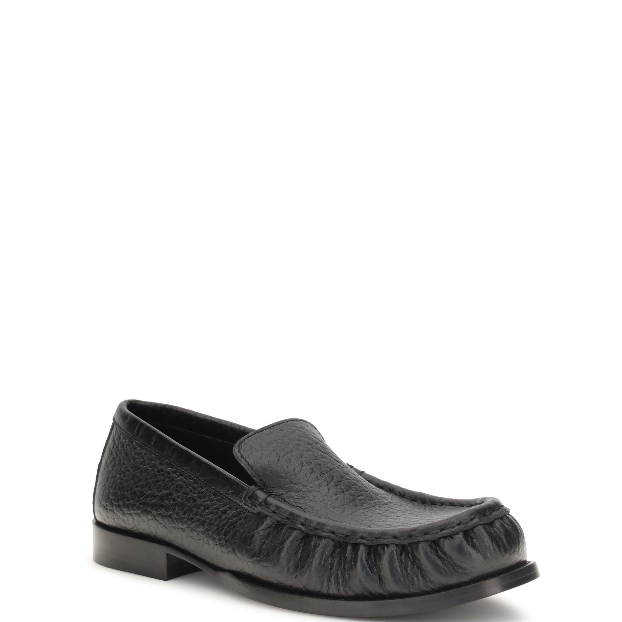 Grained leather Loafers