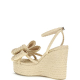 Le Cadeau raffia wedge Sandals