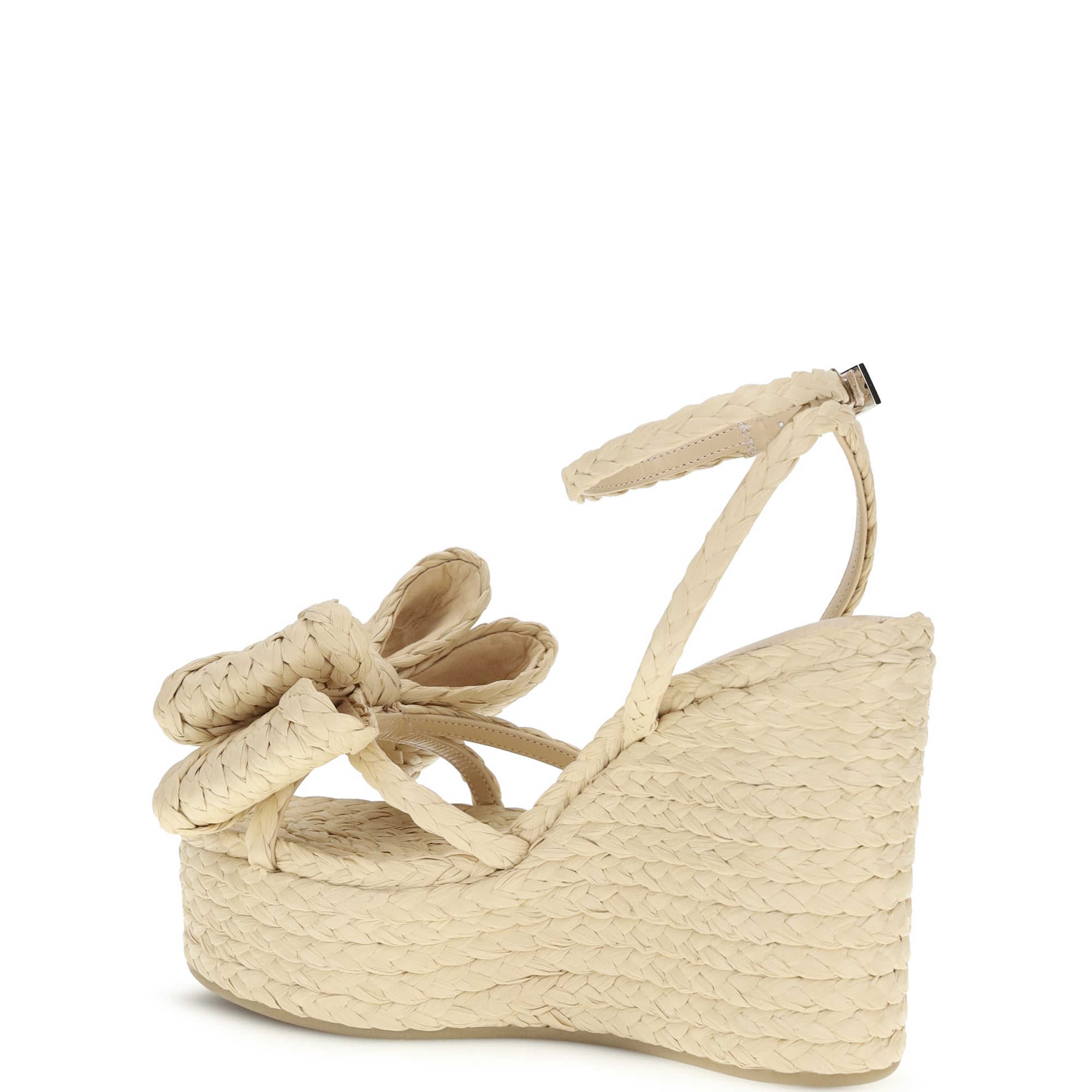 Le Cadeau raffia wedge Sandals