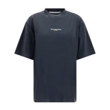 Short-sleeve T-shirt with central logo print