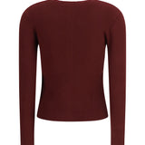 Ribbed viscose Cardigan