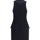Grain de poudre belted Dress