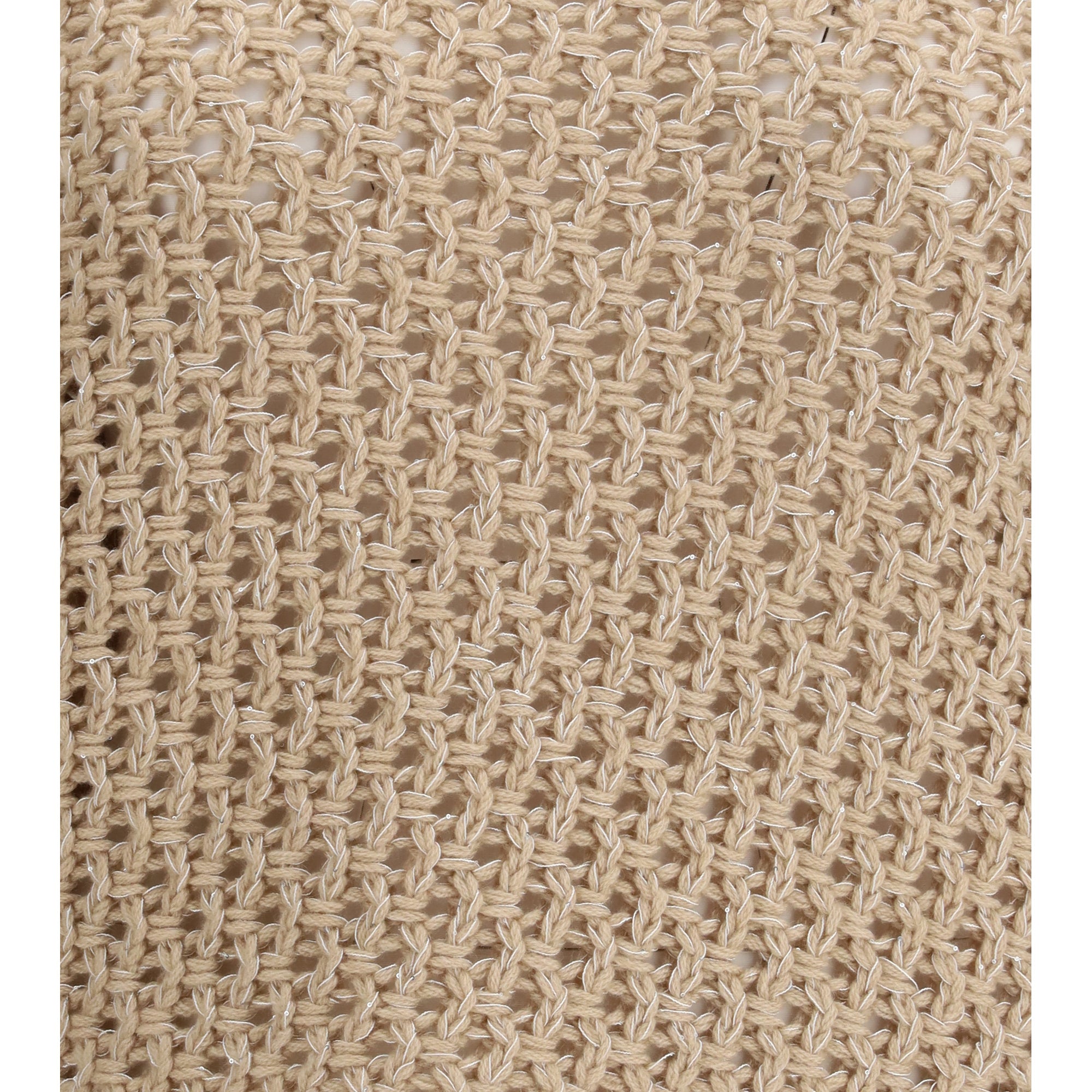 Jumper crafted from Platinum yarn with micro sequins