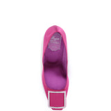Satin Trompette Pumps