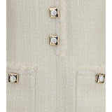 Sleeveless bouclé mini Dress
