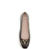 VLogo Signature croc-effect Ballerinas