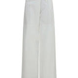 Straight-leg cotton Pants