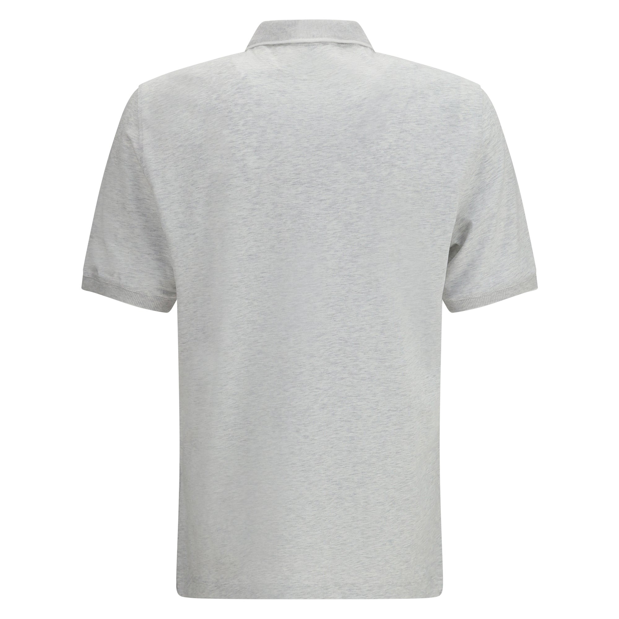 Polo in cotton jersey with short sleeves