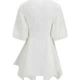 Panelled Poplin Dress