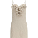 Sleeveless crêpe beach mini Dress