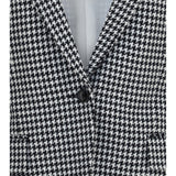 Houndstooth cashmere Jacket