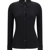 Viscose Shirt with high cuffs