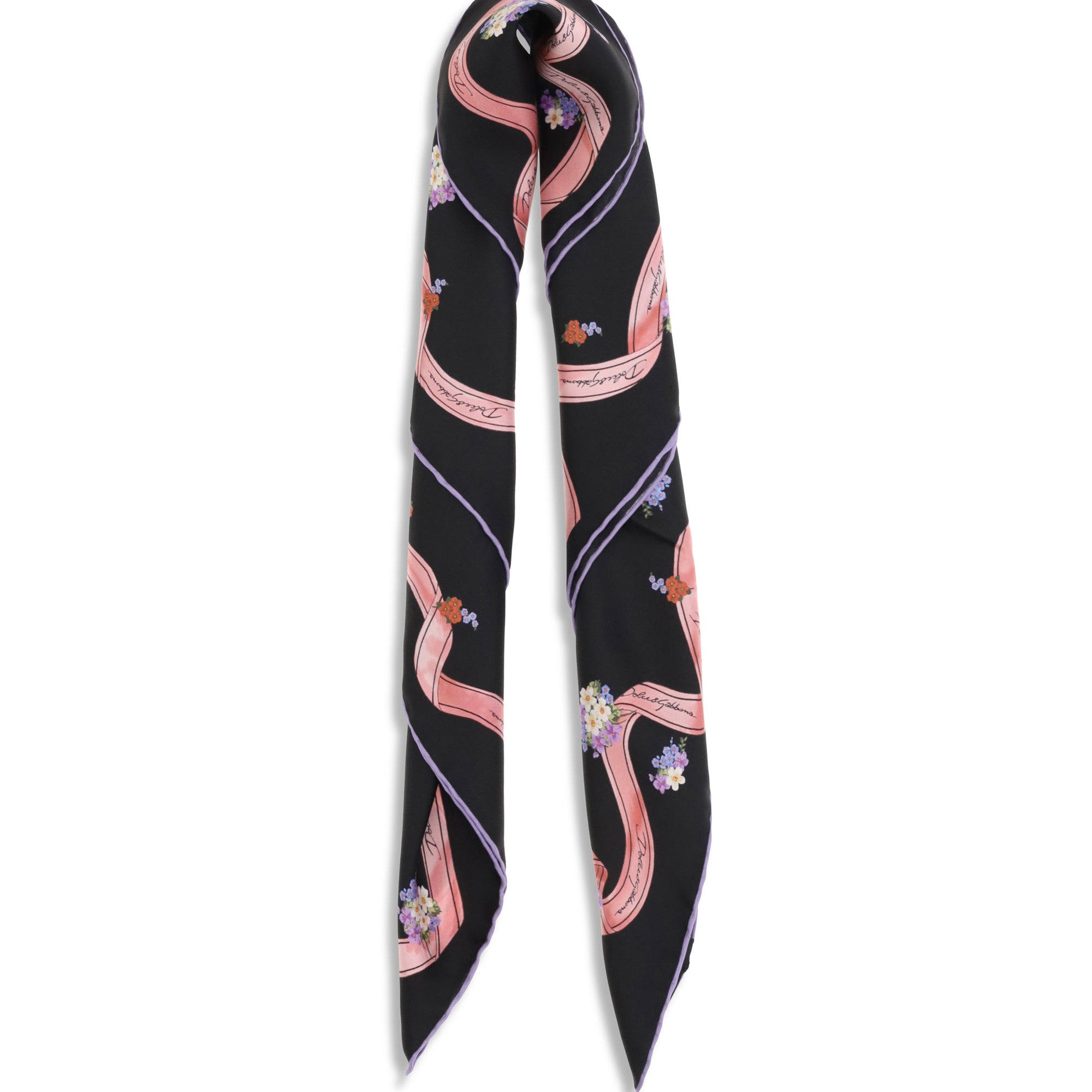 Silk Scarf with floral print