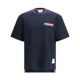 Short-sleeve cotton-linen T-shirt