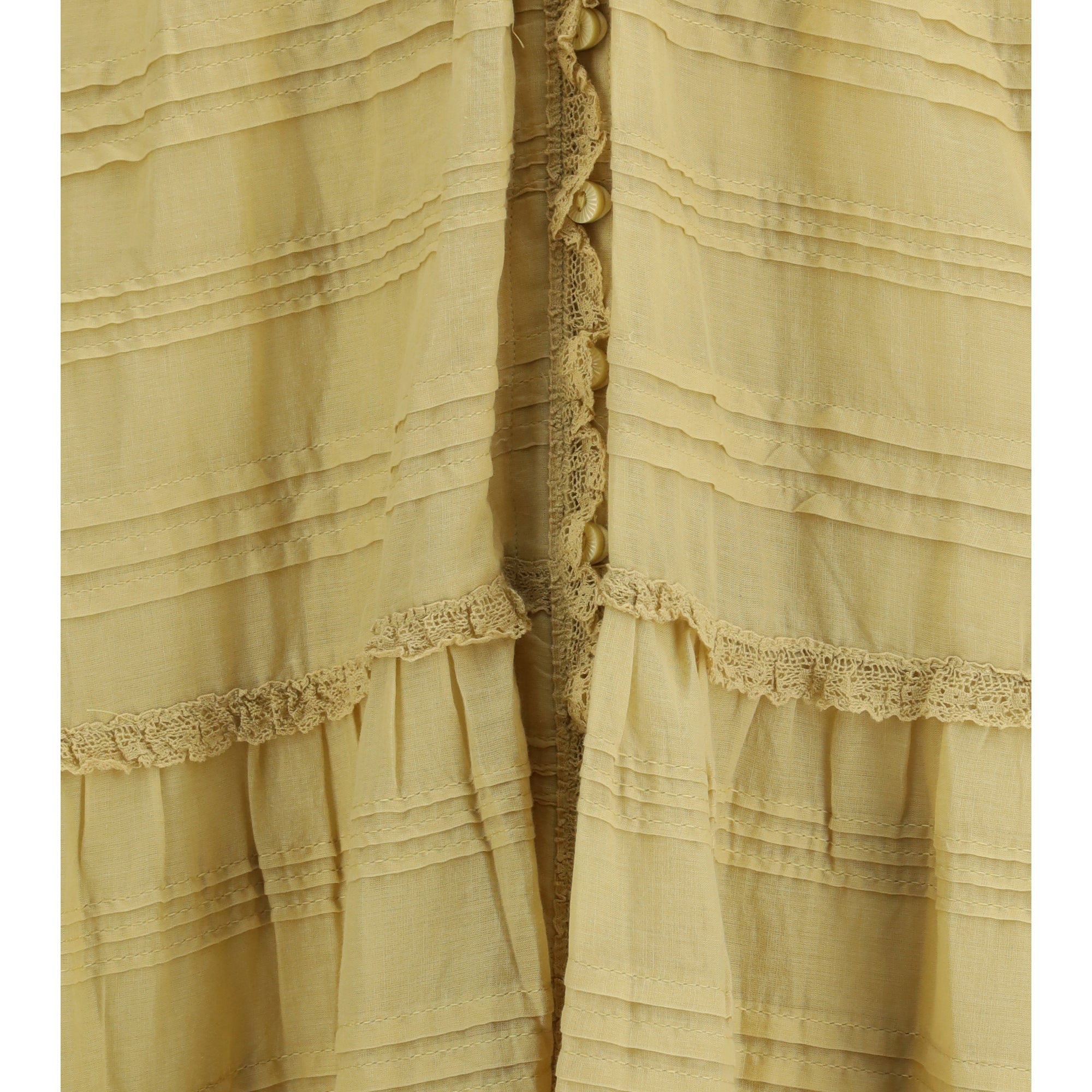 Paule long ruffled Dress