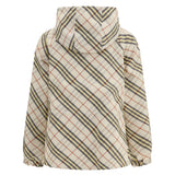 Reversible Check Hooded Jacket