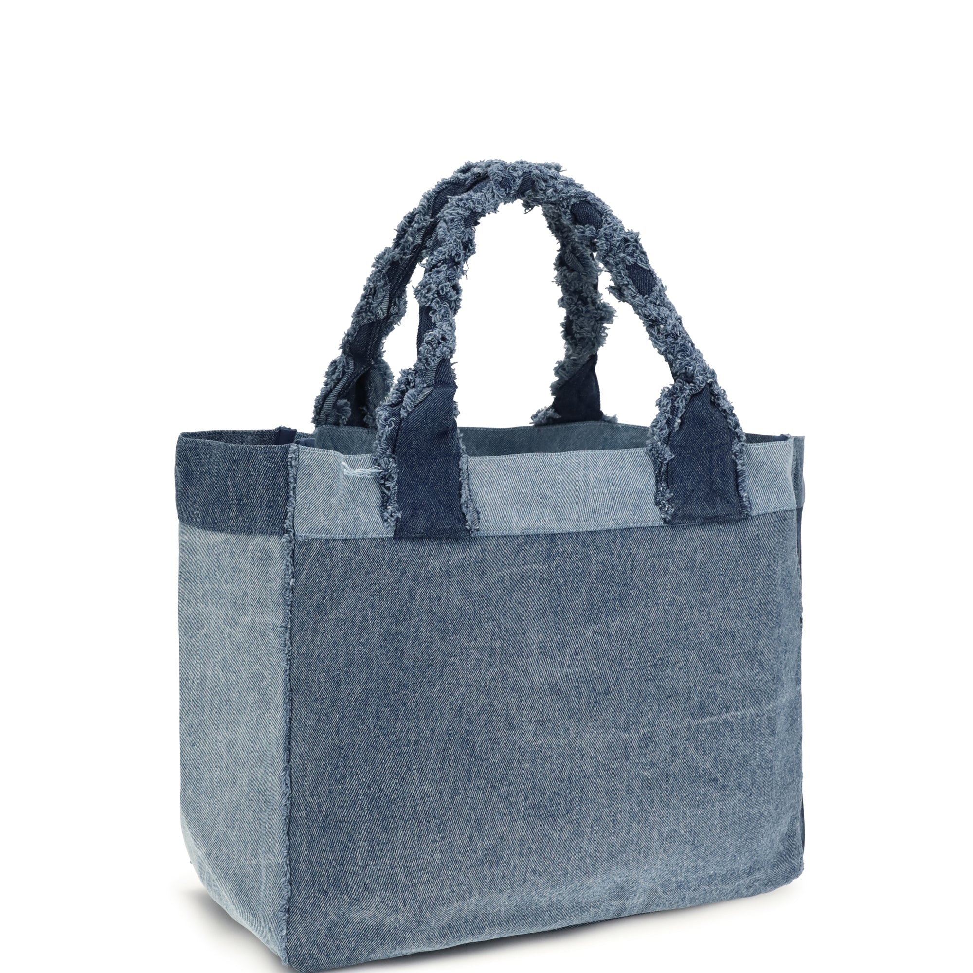 Medium trapeze denim Shopper