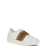 Rockstud Untitled Sneakers with suede band