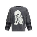 Skull double Long-Sleeved Shirt