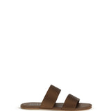 Double-band satin Sandals