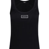 Tank Top in cotton rib stretch