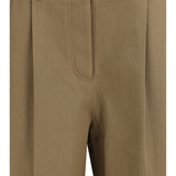 Straight-leg Pants in organic cotton