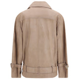 Leather biker Jacket