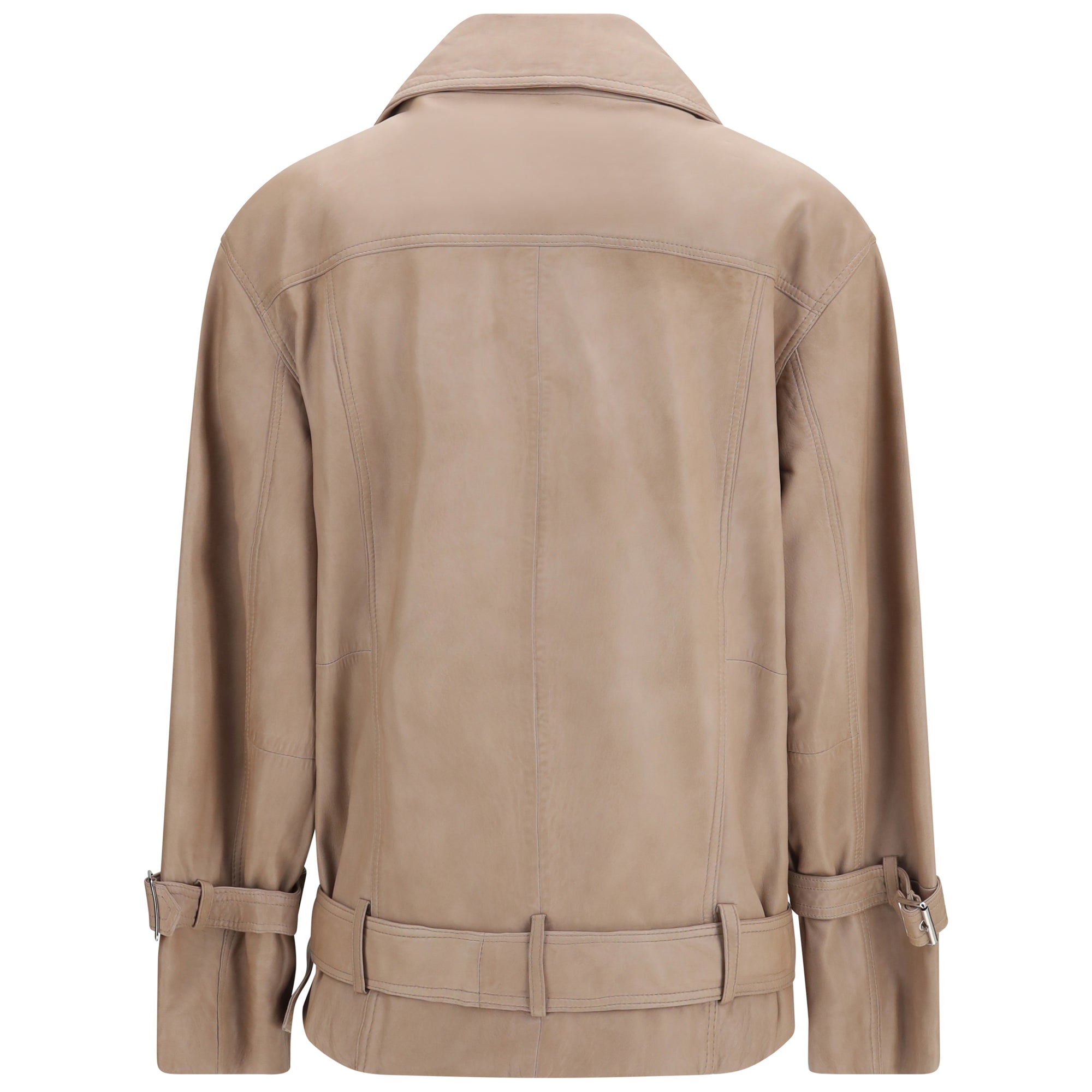 Leather biker Jacket