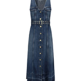 Denim midi Dress