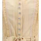 Pleated georgette mini Dress