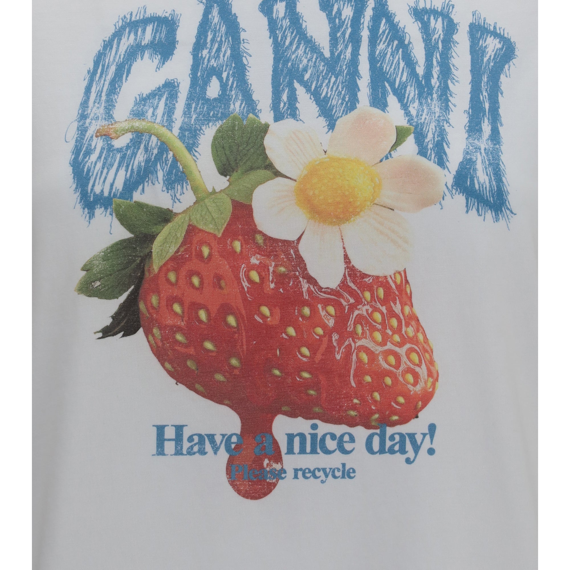 Strawberry cotton T-shirt