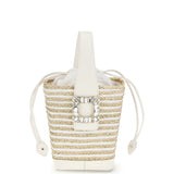 VIV' SKATE TOP HANDLE BASKET STRAW