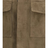 Goat suede Jacket