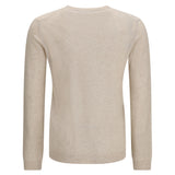 Crewneck Sweater in cashmere and linen