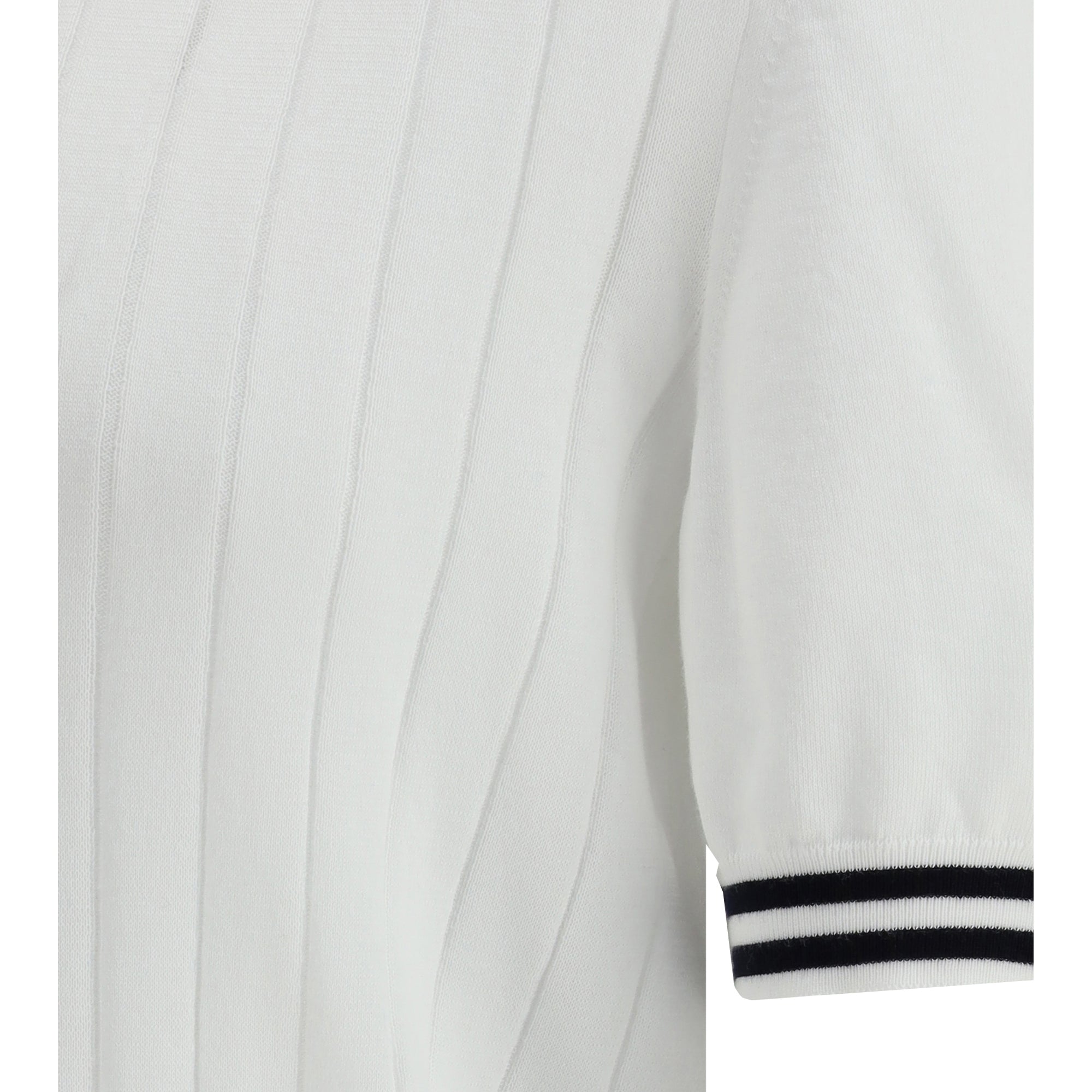 Ribbed Polo Shirt