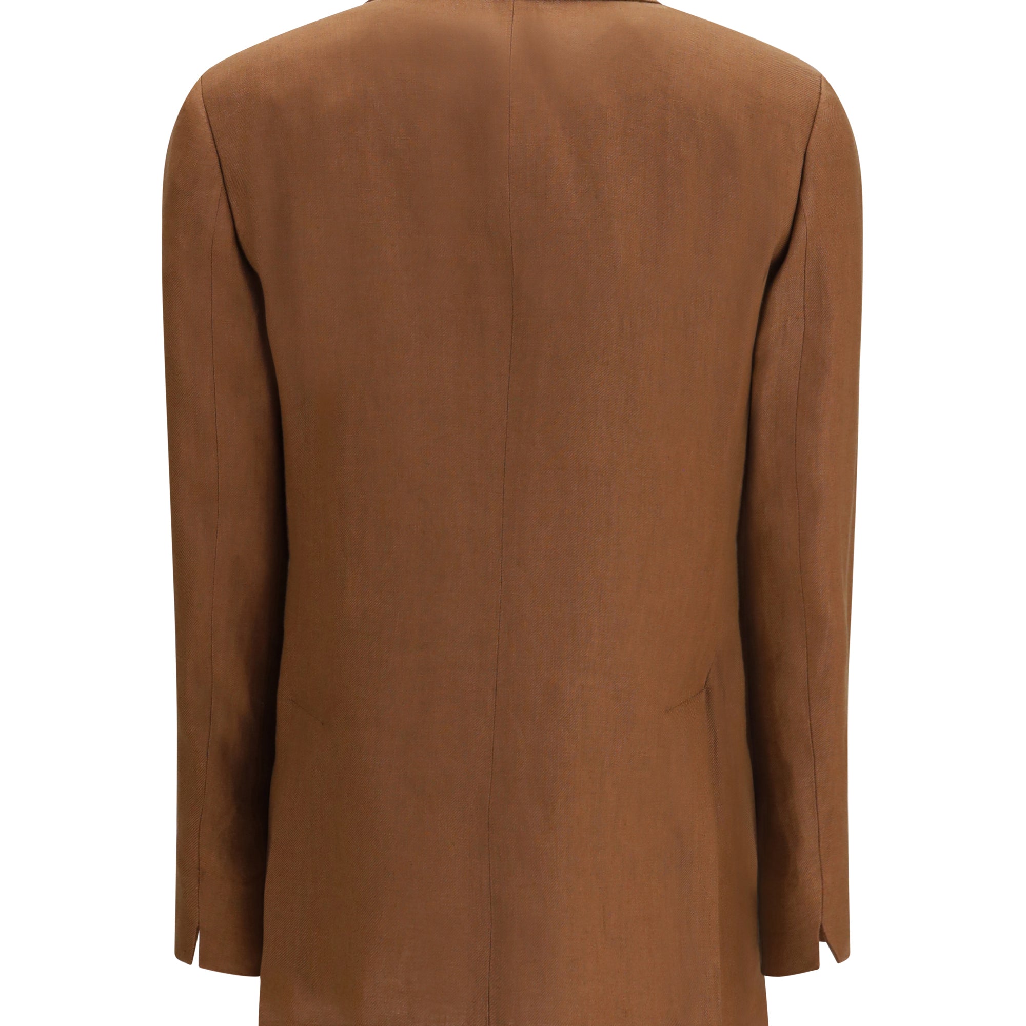 Double-breasted linen Blazer