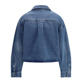 Cropped denim Shirt
