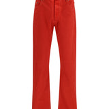 Straight-leg cotton denim Jeans