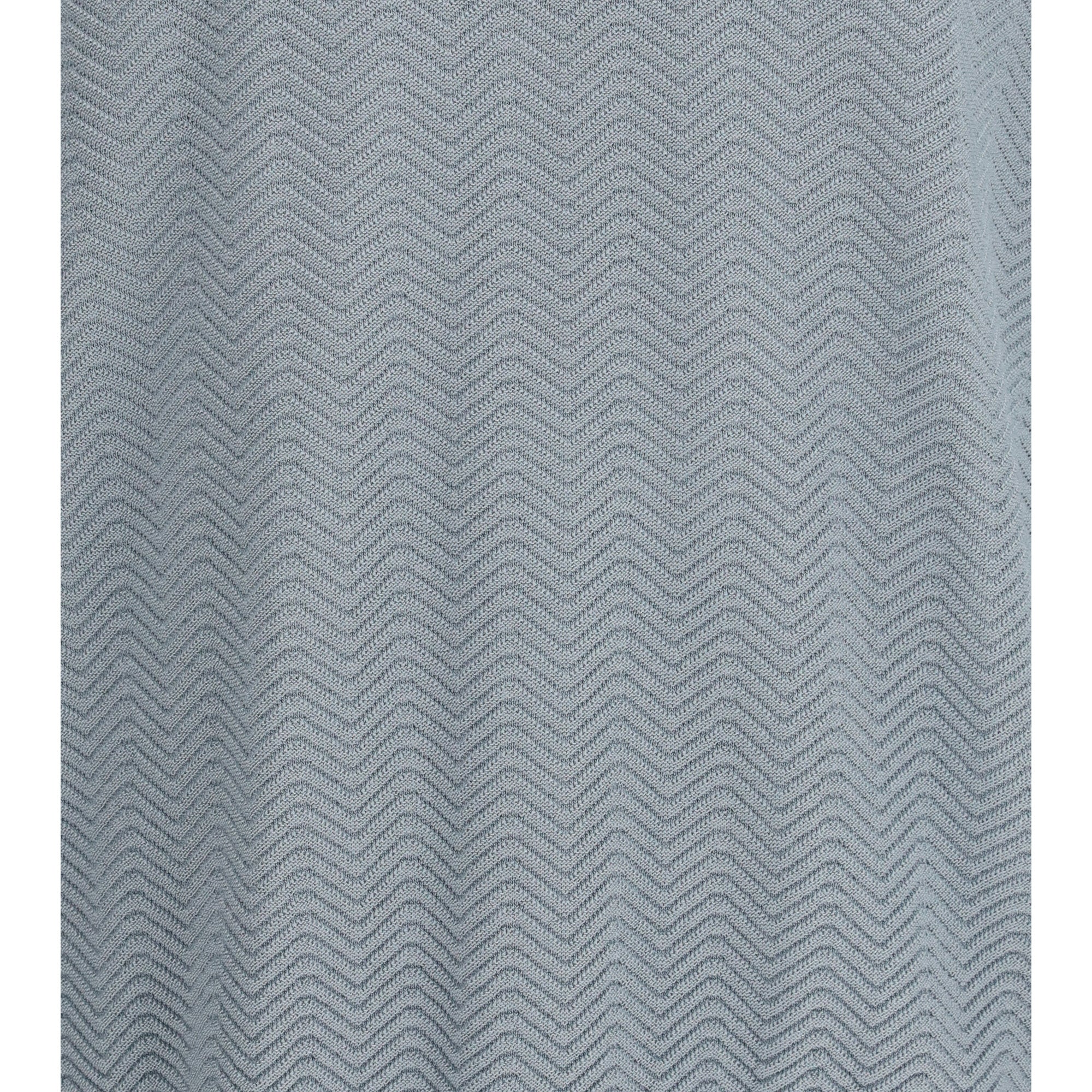 Short-sleeved cotton and silk Sweater
