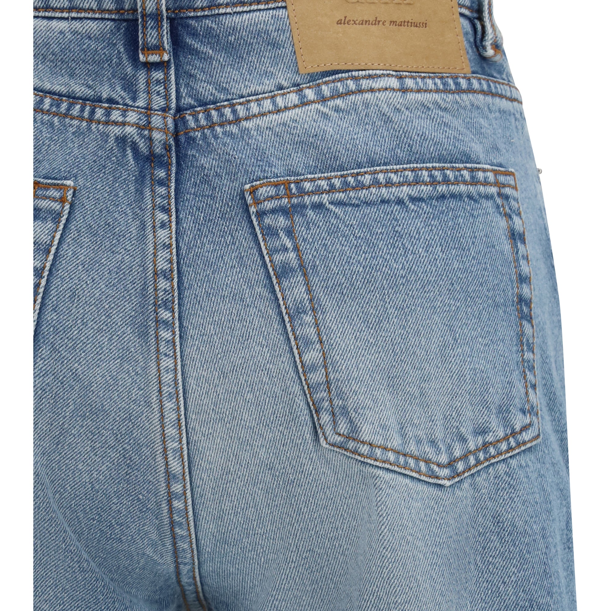 Flared Jeans in denim