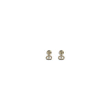 Ovalette Earrings in metal and Swarovski® crystals
