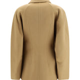 Sculptural oversized-sleeve Jacket