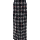 Lurex Midi Skirt